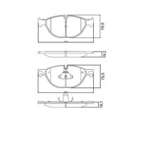 Pastilha Freio Dianteira Cêramica Ferodo Bmw 750 F01,F02 2008-2015