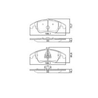 Pastilha Freio Dianteira Cêramica Ferodo Mercedes C350 W204 2007-2014