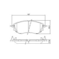 Pastilha Freio Dianteira Cêramica Ferodo Suzuki Wagon 2010-2014
