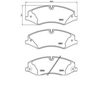 Pastilha Freio Dianteira Brembo Land Rover Range Rover 2006-2012