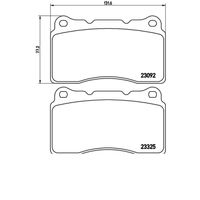 Pastilha Freio Dianteira Brembo Subaru Wrx 2007-2016