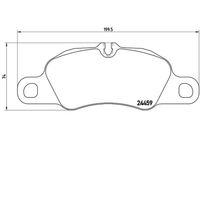 Pastilha Freio Dianteira Brembo Porsche 911 977 3.6 24v 2008-2012