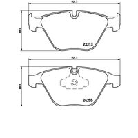 Pastilha Freio Dianteira Brembo Bmw X1 E84 2009-2015