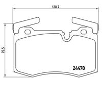 Pastilha Freio Dianteira Brembo Mini Cooper R57 2007-2015