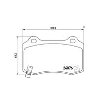 Pastilha Freio Traseira Cêramica Brembo Jaguar Xk 1996-2006