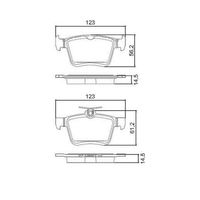Pastilha Freio Traseira Cêramica Ferodo Vw Tiguan Tsi 1.4 16v 2016-2020