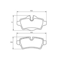 Pastilha Freio Traseira Cêramica Ferodo Mini Cooper R56 1.6 16v 2007-2013