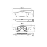 Pastilha Freio Traseira Cêramica Ferodo Mini Cooper R50, R53 2001-2006