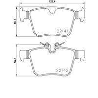 Pastilha Freio Traseira Brembo Volvo V60 2018-2020