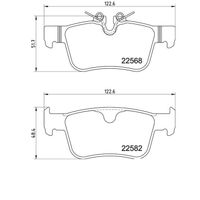 Pastilha Freio Traseira Brembo Volvo V60 2018-2021