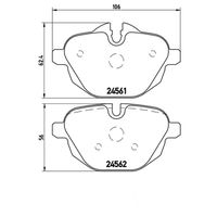 Pastilha Freio Traseira Brembo Bmw Z4 E89 2009-2016
