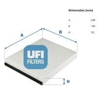 Filtro Ar Condicionado Ufi Mercedes E43 Amg 2017-2019
