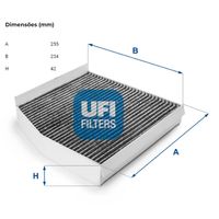 Filtro Ar Condicionado Ufi Mercedes Gla200 X156 2014-2020