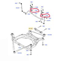 Bucha Barra Estabilizadora Dianteira Bbi Germany Volvo S80 2006-2016