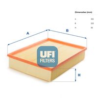 Filtro Ar Motor Ufi Land Rover Range Rover 4.2 2006-2009