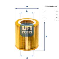 Filtro Oleo Motor Ufi Bmw 320 F30 2.0 16v N20 2013-2018