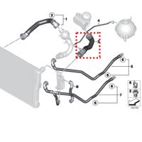 Mangueira Superior Radiador Bbi Germany Bmw X3 18i F25 2.0 16v 2011-2018
