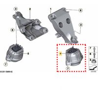 Coxim Motor Esquerdo Bbi Germany Bmw 328 F30 2013-2018