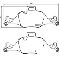 Pastilha Dianteira Cerâmica Brembo Bmw Ix3 G08 2020-2024