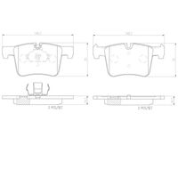 Pastilha Dianteira Cerâmica Brembo Bmw 320 F30 2012-2018