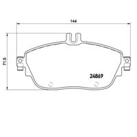 Pastilha Dianteira Brembo Mercedes Gla200 X156 2014-2019