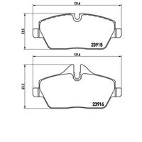 Pastilha Dianteira Brembo Mini One F55 2014-2015