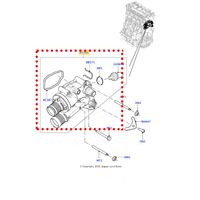 Carcaça Valvula Termostatica Bbi Germany Land Rover Discovery Sport 2.2 16v 2011-2015