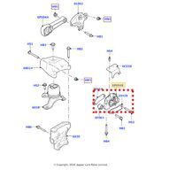 Coxim Motor Traseiro Inferior Bbi Germany Volvo V60 T6 2012-2015