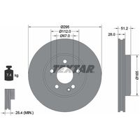 Par Disco Freio Dianteiro 295mm Textar Mercedes Gla180 X156 2014-2020
