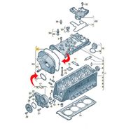 Junta Tampa Distribuição Bbi Germany Vw Tiguan 2007-2018