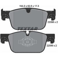 Pastilha Dianteira Textar Volvo S90 T5 2016-2019