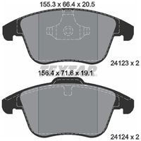 Pastilha Dianteira Textar Volvo S80 2006-2016