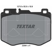 Pastilha Dianteira Textar Mercedes C200 W205 2019-2021