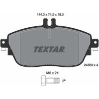 Pastilha Dianteira Textar Mercedes B180 W242 W246 2011-2018