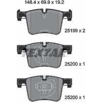 Pastilha Dianteira Textar Bmw 118 F20 2011-2015