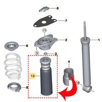 Coifa Batente Traseiro Bbi Germany Bmw 220 F45 2017-2018