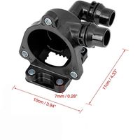 CarcaÇA Valvula Termostatica Bbi Germany Bmw X1 18i E84 2010-2015