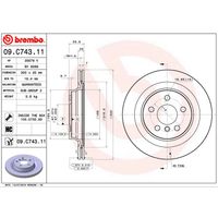 Par Disco Freio Traseiro Brembo Bmw 118 F40 2019-2024