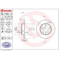 Par Disco Freio Traseiro Brembo Audi Tt 1999-2006