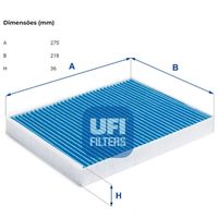 Filtro Ar Condicionado Ufi Vw Amarok 2010-2022