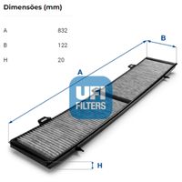 Filtro Ar Condicionado Ufi Bmw 118 E81 E87 2009-2011