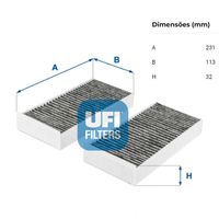 Filtro Ar Condicionado Ufi Bmw 118 F40 2019-2024
