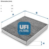 Filtro Ar Condicionado Ufi Audi A1 2010-2019