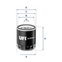 Filtro Oleo Motor Ufi Ford Fusion 2.0 16v 2013-2018