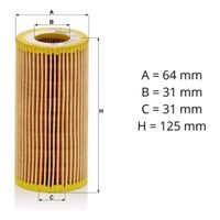 Filtro Óleo Motor Mann-filter Audi Q3 Tfsi 2.5 2013-2018