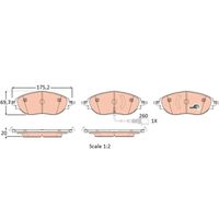 Pastilha Dianteira Trw Audi A3 1.4 2013 2020