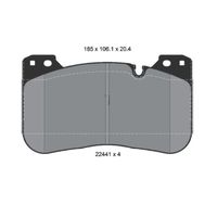 Pastilha Dianteira Textar Bmw X6 M 4.4 2019 2023