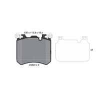 Pastilha Dianteira Textar Bmw X6 4.4 M E71 2009 2014