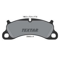 Pastilha Dianteira Textar Porsche 911 Carrera 4s 3.8 2012 2019