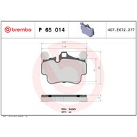 Pastilha Dianteira Brembo Porsche 911 Carrera 4 997 3.6 2004-2008